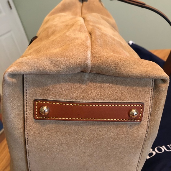 Dooney & Bourke Camden Suede Hobo - Picture 6 of 10